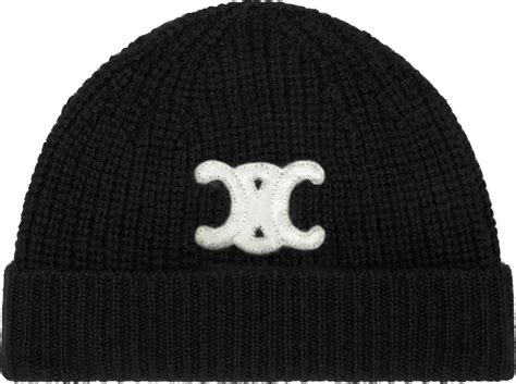 celine beanie black
